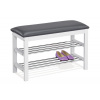 Autronic 83168-06 WT - Skrinka na topánky / taburet