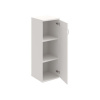 Policová skriňa Strong P, 40x115,2x40 cm, biela/biela - 1 kus - 1 KS - nie - 2 - 60 mesiacov - 1x plné - uzatvorená - pravá - Hobis - Biela - Strong - 40 cm - 115.2 cm - 40 cm - 28.16 kilogramu HOBIS