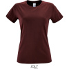SOL's Collection Tričko Regent Women, krátký rukáv, dámské COT25182537004-burgundy XL Burgundová