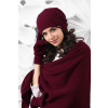 Kamea Bordový dámsky šál na zimu Kamea 01, Veľkosť uni, Farba bordová