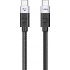 Orico 240W nabíjací kábel USB-C na USB-C, 1,5 m (čierny)