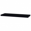 Autronic Polička nástenná 90 cm, MDF, farba čierny vysoký lesk, baleno v ochranej fólii P-013 BK
