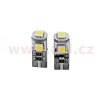 LED 12V 1,76w 3x SMD bílá 5600k (patice w2,1x9,5d/ T10) kompatibilní s CAN-BUS (blistr 2 ks) bez homologace 9900303L