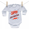 Boodyy Body s dlhým rukávom Super sestrička 62 (2-4 mesiace)