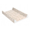 KikkaBoo Prebaľovacia podložka pevná 50 x 70 cm Secret Garden KikaBoo Beige