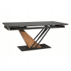 Obdĺžnikový rozťahovací stôl Signal Tables 180 x 90 x 75 cm čierny (GENESIS stôl 180(240)X90 - čierna/čierna/jaseň GENESISCCJ180 SIGNAL)