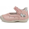 Dievčenská kožená poltopánka D.D. Step 015-199A Pink