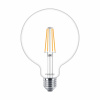 LED žárovka Philips E27 G120 Globe 5,9W/60W stmívatelná, 2700K, čirá 230V