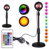 LAMPKA ZÁPAD SLNKA RGB LED NASTAVITEĽNÁ VÝŠKA 16 FARIEB 4 REŽIMY BLIKANIA