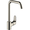 HANSGROHE Focus M41 páková drezová batéria, 1jet, výška výtoku 268 mm, vzhľad nerezovej ocele, 31820800