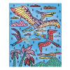 Maxi kreatívna sada Maľovanie Dinosaurus Magic Painting Dinosaur Atelier Janod 6 magických malieb od 6 rokov J07873