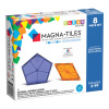 Magna-Tiles Magnetická stavebnica Polygons 8 dielov 19x8x25
