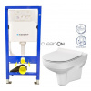 GEBERIT DuofixBasic bez tlačidla + WC CERSANIT CITY NEW CLEANON + WC SEDENIE SLIM 458.103.00.1 X CI2