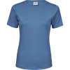 TeeJays Tričko Interlock TJ 580, krátký rukáv, dámské COT18058057102-ocean blue M Modrá ocean