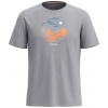 Tričko SMARTWOOL FOURTEENER ACTIVE SHORT SLEEVE GRAPHIC T Uni veľkosť S