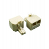 DATACOM Rozdvojka UTP CAT5E 3xRJ45 (8p8c-1M/2F) (4203)