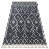 Eoshop Koberec BERBER TANGER B5940, šedo-bílá - střapce, Maroko, Shaggy (Velikost: 160x220 cm)