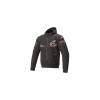 bunda SEKTOR V2 TECH HOODIE, ALPINESTARS (černá/světlá červená, vel. L) M100-489-L