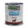 Vlhké krmivo pre psa kuracie mäso plechovka VET LIFE Dog Hepatic 300 g