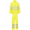 PAYPER HI-VI RAINSET 001228-0380 / Vodeodolný reflexný komplet bundy a nohavíc do pása - HV žltá XL