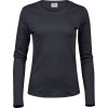 Tee Jays | 590, Dámske tričko Interlock s dl. rukávom, sivá dark, L