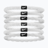Gumičky do vlasov Nike Flex 6 ks biela/čierna/biela