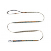 Non-stop dogwear Vodítko Trail quest leash Rachel Pohl LTD teal/oranžová