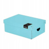 oxybag krabica lamino malá - 35,5 x 24 x 9 cm - PASTELINI - Modrá