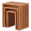 deVries Stolík Woodie TROJ-SET