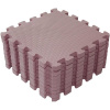 Babydan Hracia podložka Puzzle Dusty Rose 90 x 90 cm