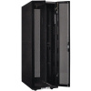POŠKODENÉ - XtendLan 42U/600x1000 stojanový, čierny, perforované dvojkrídlové dvere a chrbát