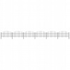 Plotové panely s hrotmi, oceľ, (0,75-1) x 10,2 m, čierne