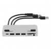LMP Attach Dock Pro, 10 portový adaptér pro iMac (Pro) s USB-C (2017), stříbrný - 18637