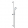 Ideal Standard Idealrain Evo Jet Set sprchovej hlavice Diamond, 3 prúdy, tyče a hadice, chróm B2238AA
