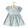 Bavlnené šatôčky s ozdobným rukávom Koala, Baby Nellys, sv. modré - 92 (18-24m)