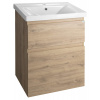 AQUALINE ALTAIR umyvadlová skříňka 57x72,5x45cm, dub emporio AI360
