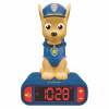 Nočná lampa PAW Labková patrola BUDÍK hodiny Chase 3D