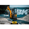 Minirýpadlo Berger Kraus BK1500KSR s kabínou a príslušenstvom YANMAR