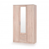 HALMAR Skriňa do spálne LIMA S3 LUS, dub sonoma mat