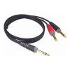 Klotz AY1-0300 (Audio kábel, Jack 6,3 stereo male – 2x Jack 6,3 male, 3 m)