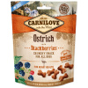 CARNILOVE Dog Crunchy Snack Pštros s černicami s čerstvým mäsom 200 g