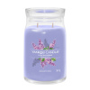 Yankee Candle Vonná sviečka Signature v skle veľká Lilac Blossoms 567g (1629963E)