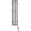 Mexen Pino elektrický radiátor s vešiakmi na uteráky 1405 x 347 mm, 250 W, čierny - W301-1405-347-00-70
