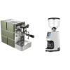 Stone Espresso Mine Green + Eureka Atom Specialty 65, white