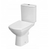 Cersanit CARINA Clean On 482 new - wc kombi 010 3/5 vrátane antibakteriálneho sedátka z duroplastu, biela, K31-044