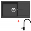 Sinks INFINITY 860 Pureblack + Vitalia GR G14726