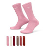 Nike Everyday Plus Cushioned Crew Socks 6-Pack Mens Multi Color 8-11 (L)