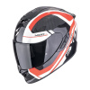 Prilba Scorpion EXO-1400 Evo II Carbon Air ENKO Black Red White Veľkosť: XXL (63-64 cm)