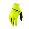SHOT Raw MX detské rukavice fluorescenčno žlté