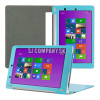 Kožený obal Lenovo Yoga Tablet 8″ (B6000) – Stand – svetlo-modrá